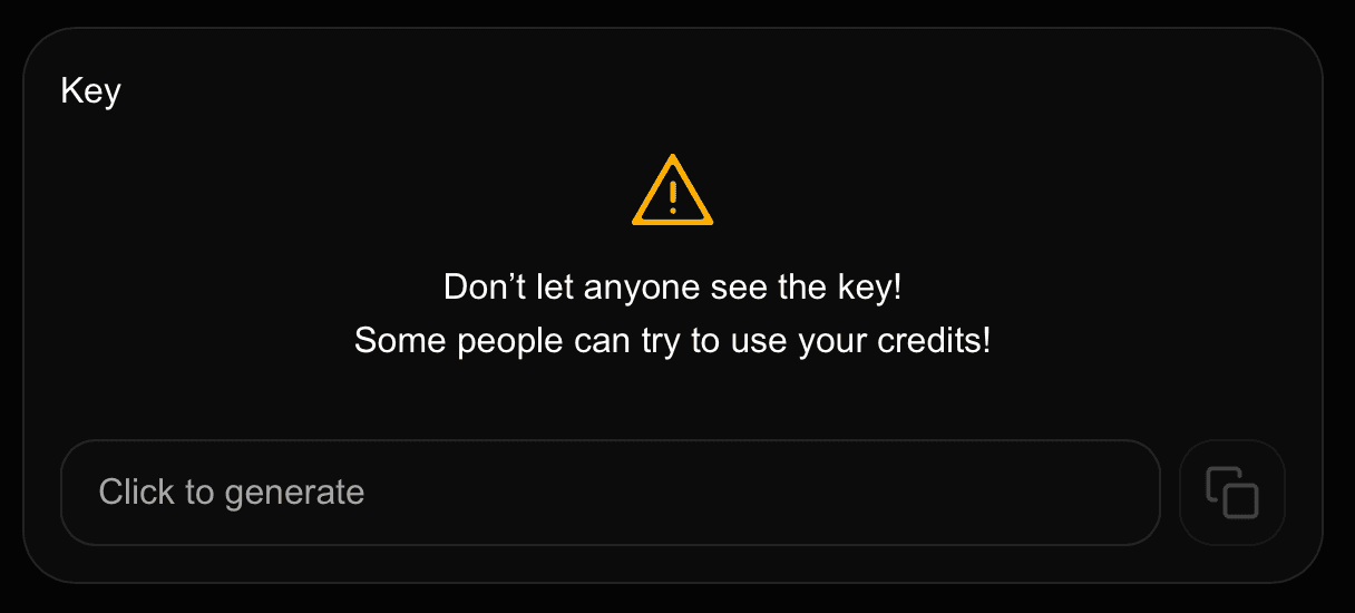 Generate Key